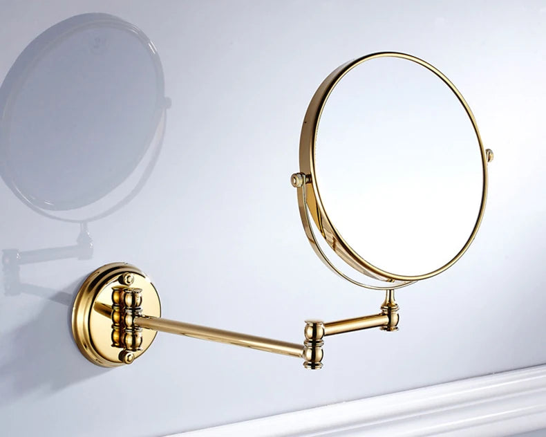 Badezimmer-Accessoires, Make-up-Spiegel, Badspiegel, antike Bronze, Wandmontage, Lupe, Badezimmerspiegel, Badezimmer-Hardware-80290