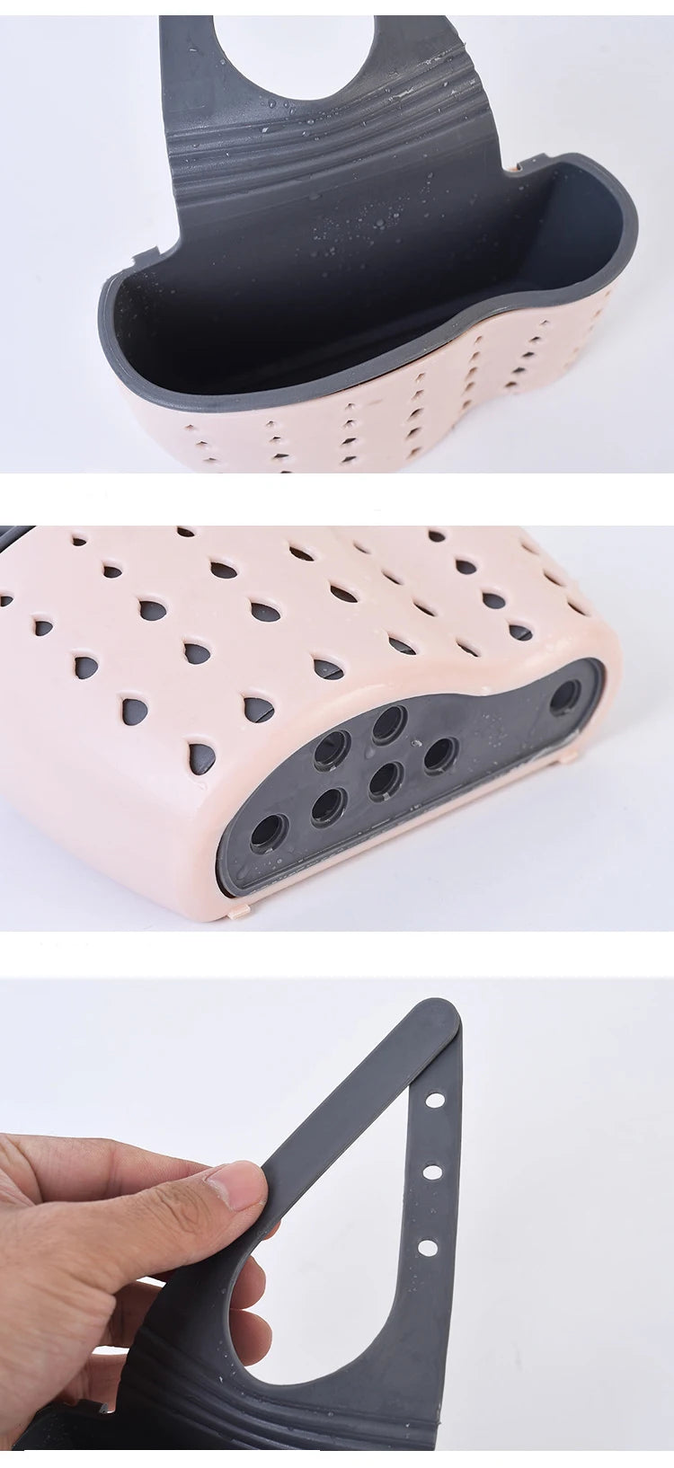 Küche Waschbecken Halter Hängen Ablauf Korb Einstellbare Seife Schwamm Regal Organizer Bad Wasserhahn Halter Rack Küche Zubehör