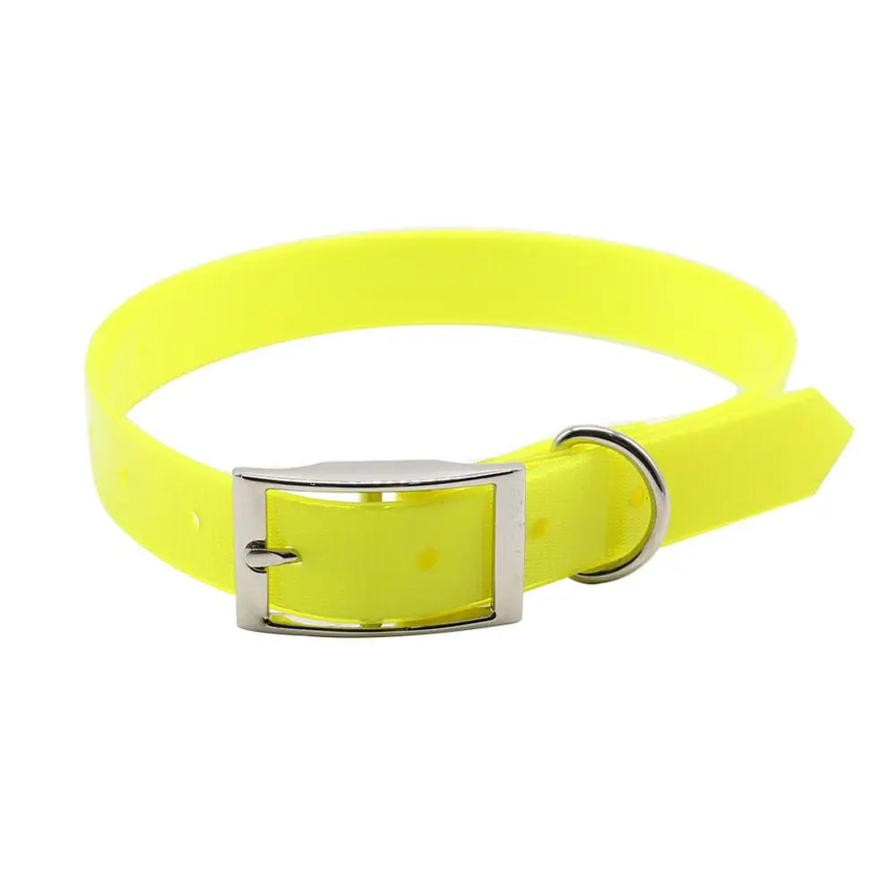 Neues modisches Hundehalsband aus hochwertigem TPU + Nylon, wasserdicht, deodorantbeständig, schmutzabweisend, leicht zu reinigende Halsbänder, 7-Farben-Haustierbedarf