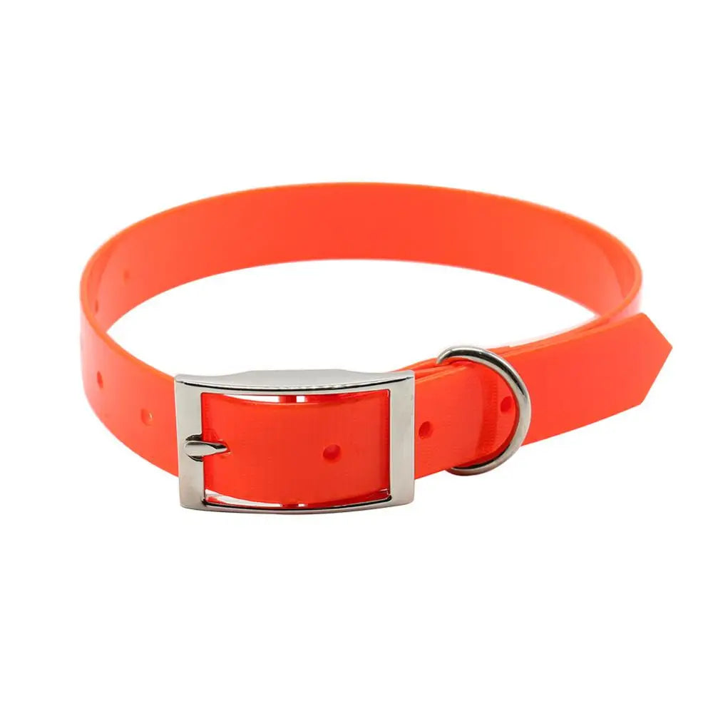 Neues modisches Hundehalsband aus hochwertigem TPU + Nylon, wasserdicht, deodorantbeständig, schmutzabweisend, leicht zu reinigende Halsbänder, 7-Farben-Haustierbedarf