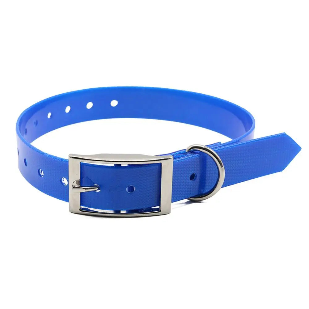 Neues modisches Hundehalsband aus hochwertigem TPU + Nylon, wasserdicht, deodorantbeständig, schmutzabweisend, leicht zu reinigende Halsbänder, 7-Farben-Haustierbedarf