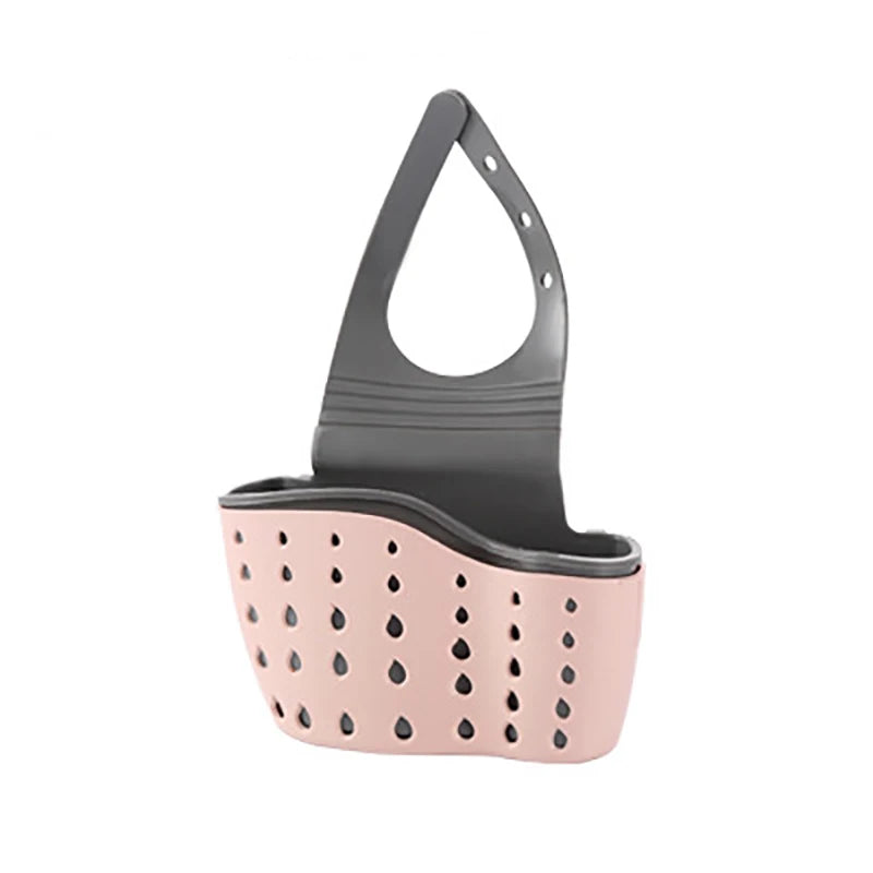 Küche Waschbecken Halter Hängen Ablauf Korb Einstellbare Seife Schwamm Regal Organizer Bad Wasserhahn Halter Rack Küche Zubehör