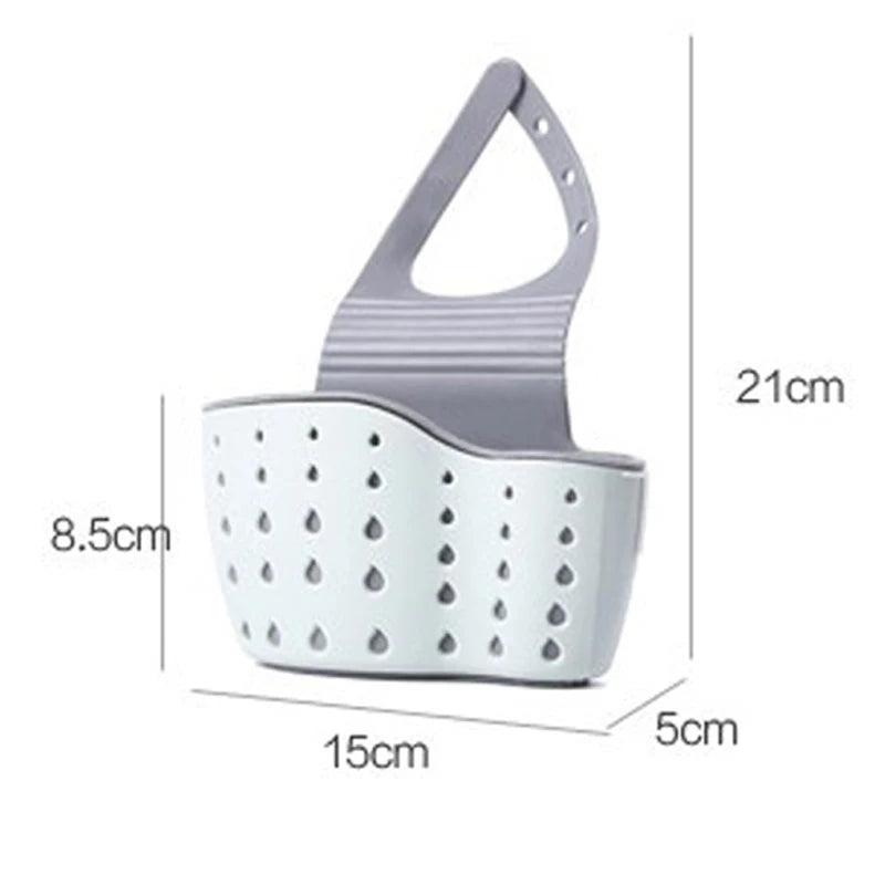Küche Waschbecken Halter Hängen Ablauf Korb Einstellbare Seife Schwamm Regal Organizer Bad Wasserhahn Halter Rack Küche Zubehör