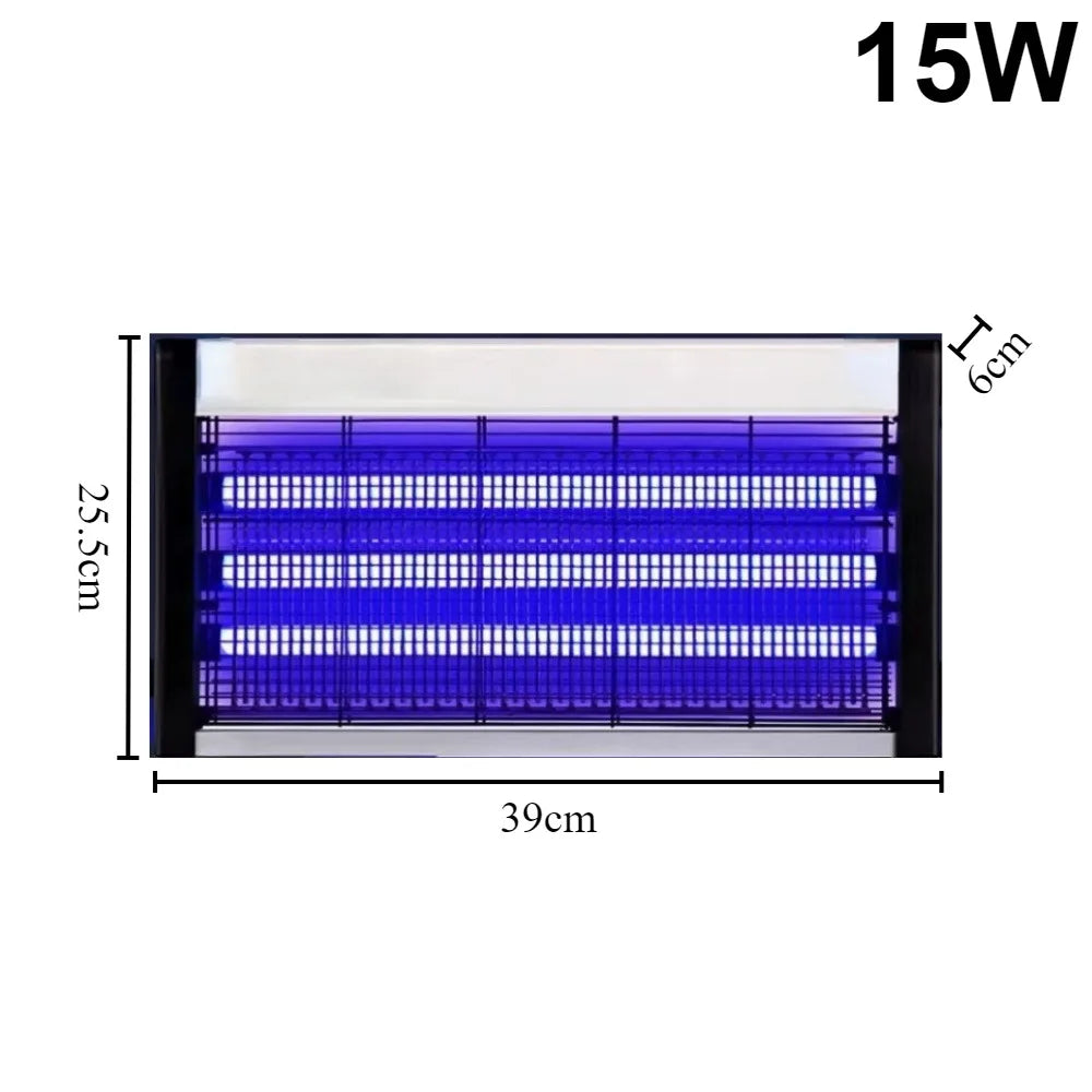 Elektryczna pułapka na owady UV – lampa na komary o mocy 15 W, 30 W lub 60 W