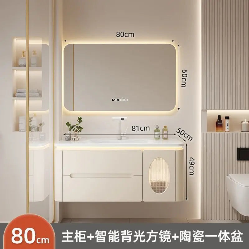 Spiegel Schwimmender Badezimmerschrank Waschbecken Schublade Regale Eitelkeit Badezimmerschrank Moderne Aufbewahrung Armoire De Rangement Zubehör