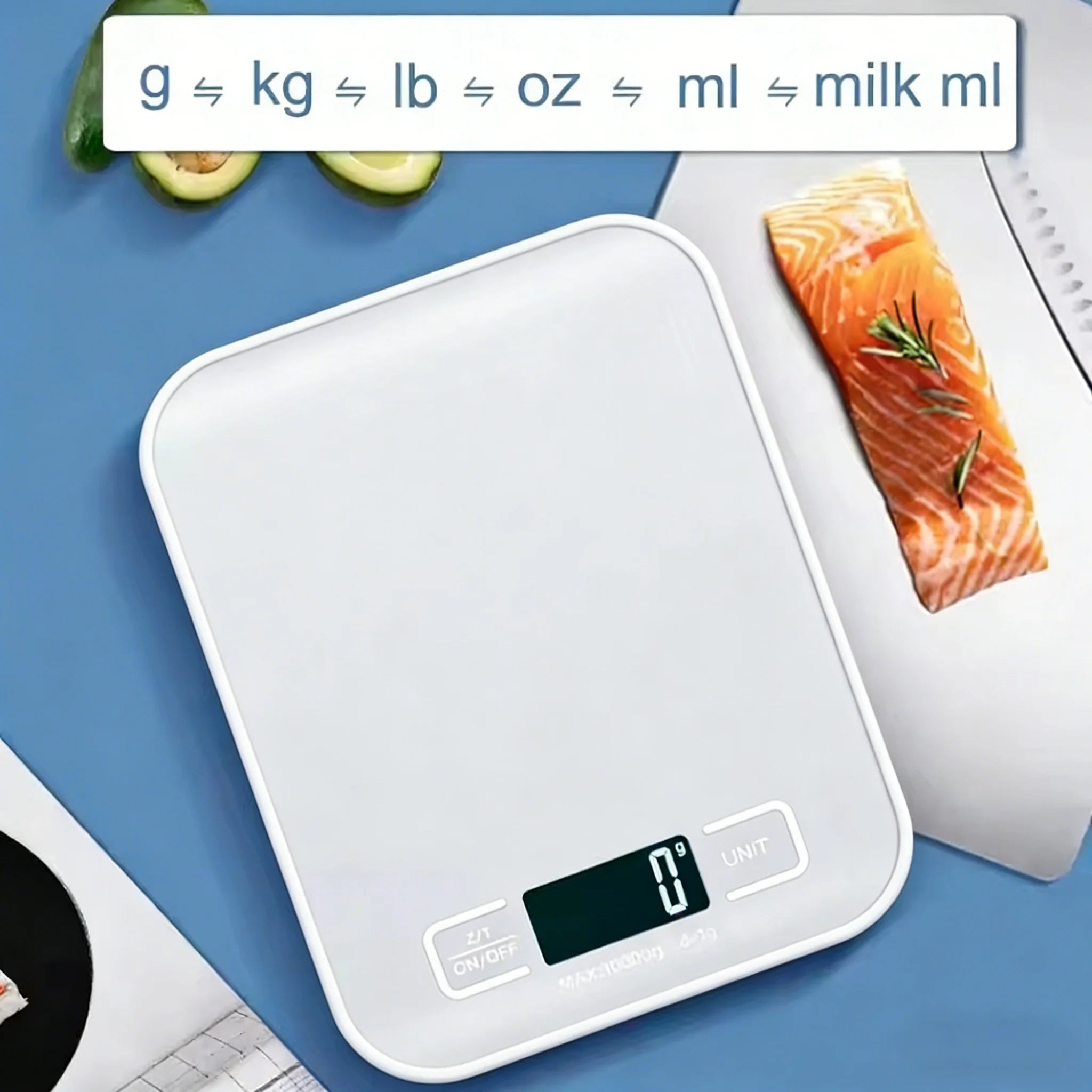 Digitale Küchen waage LED-Anzeige 5kg/1g Edelstahl platte elektronische Waage Heims chmuck Lebensmittel Snacks wiegen Backwerk zeuge