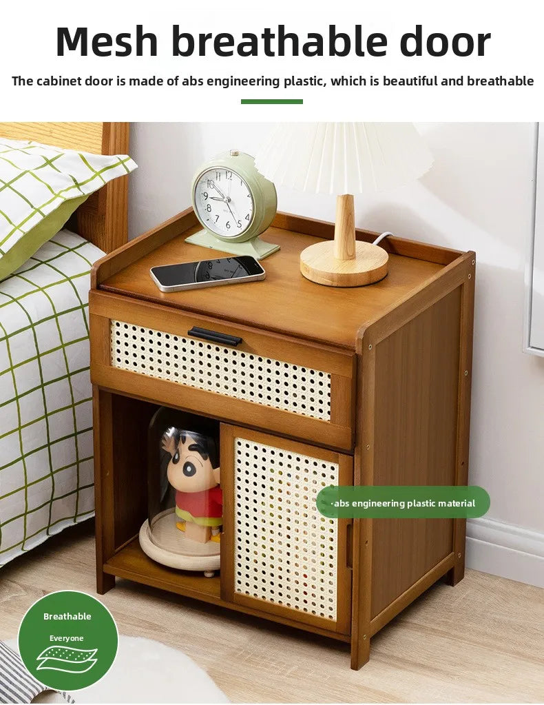 Schlafzimmer-Nachttisch, Schubladenschrank im Familien-Wohnzimmer-Stil, Snack-Aufbewahrungsschrank, Aufbewahrungsbox, Sofa-Beistelltisch