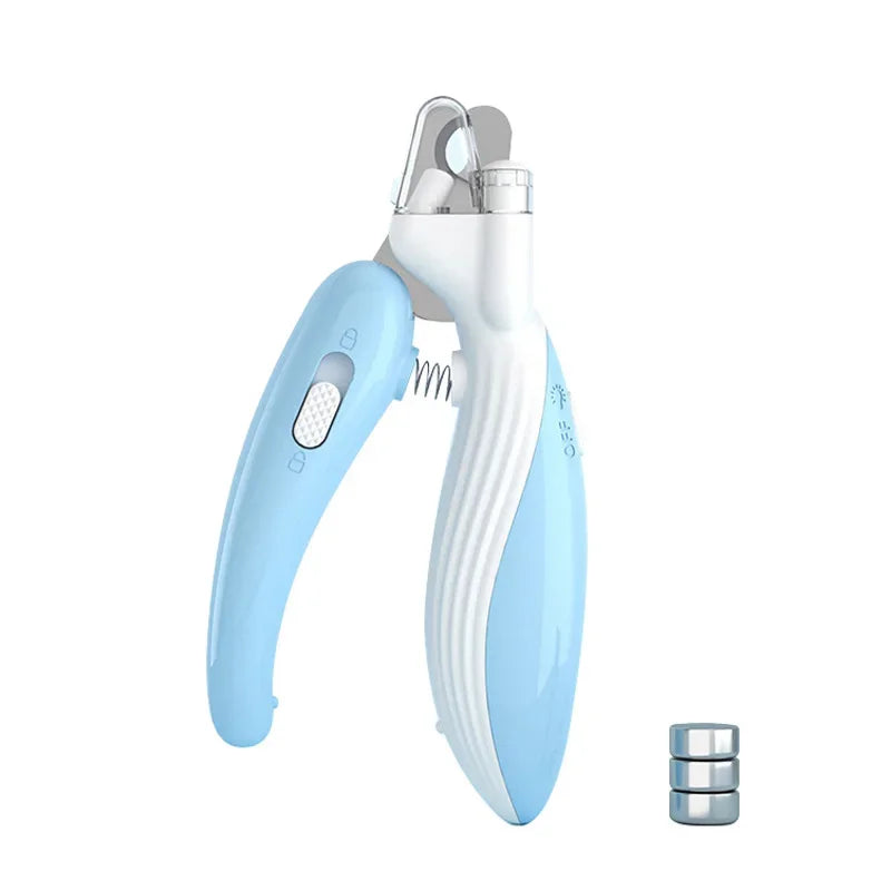 Professioneller Nagelknipser für Haustiere mit LED-Licht, Fellschere für Haustiere, für Hunde, Katzen, kleine Tiere, Pfotennageltrimmer, Heimtierbedarf