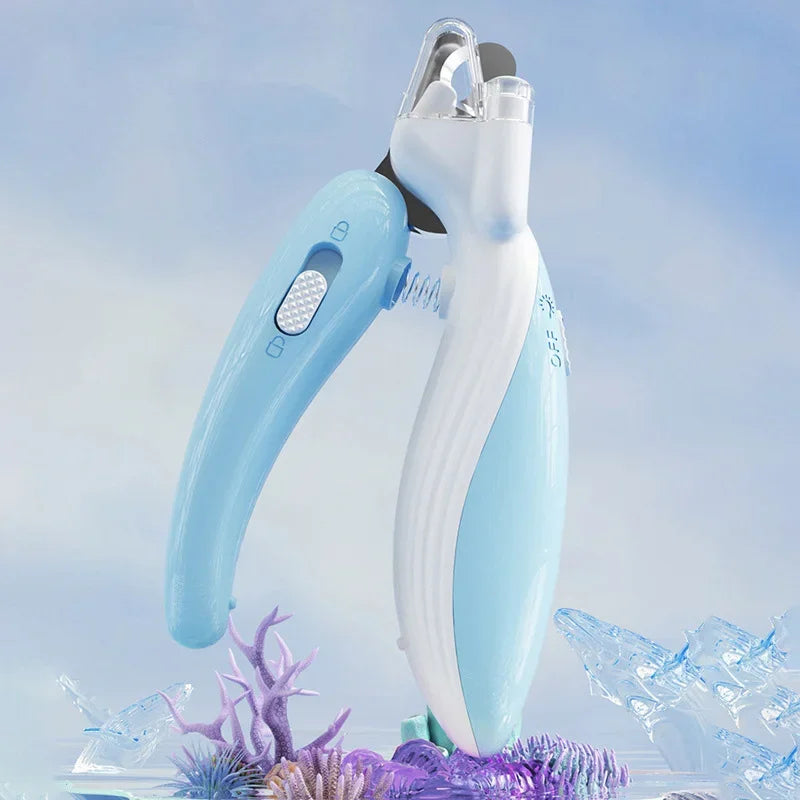 Professioneller Nagelknipser für Haustiere mit LED-Licht, Fellschere für Haustiere, für Hunde, Katzen, kleine Tiere, Pfotennageltrimmer, Heimtierbedarf