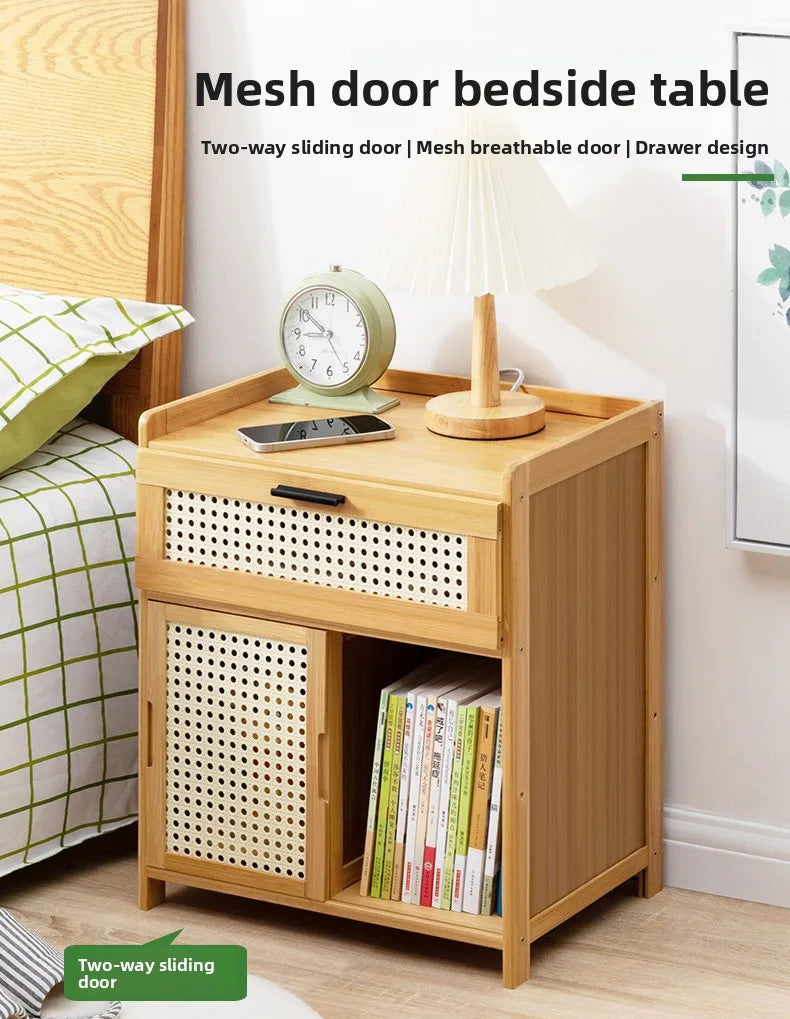 Schlafzimmer-Nachttisch, Schubladenschrank im Familien-Wohnzimmer-Stil, Snack-Aufbewahrungsschrank, Aufbewahrungsbox, Sofa-Beistelltisch