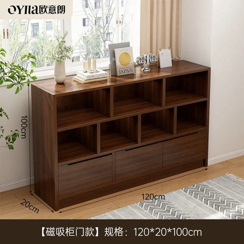 Mobile Librero Wohnzimmerschränke Design Aufbewahrungsorganizer Vitrine Weinschrank Bücherschrank Vorratsschrank Trendige Möbel
