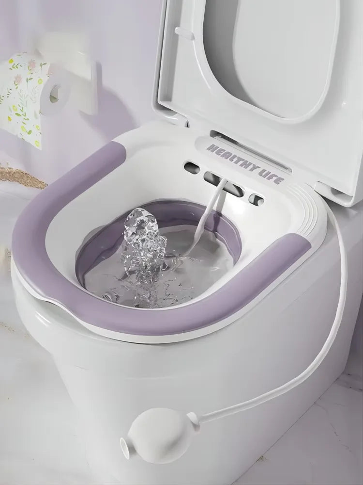 Klappbares Toilettensitzbad für schwangere Frauen, spezielles Waschbecken, Badewanne, Einweichen für schwangere Frauen, Hämorrhoiden-Patientenpflegebecken