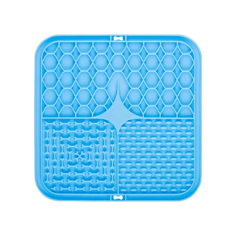 Pet Lick Silikon Matte Hunde Haustier Slow Food Platte für Hund Baden Ablenkung Silikon Hund Sauger Futter Training Hund Feeder Liefert