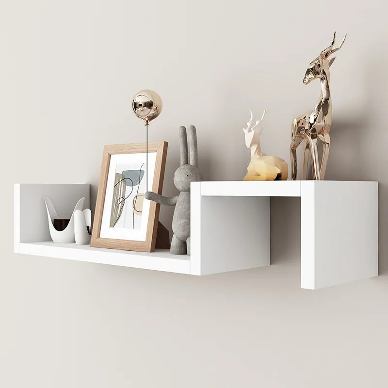 Wohnzimmer-Wanddekoration Wandregal Schlafzimmer Nachttisch Wandbehang einfache freie Kombination personalisiertes kreatives Gitter