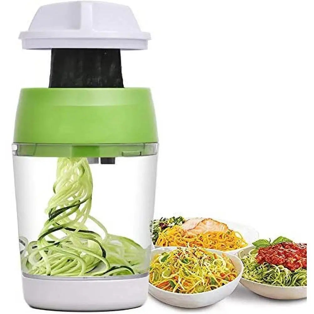 Vegetable Slicer Manual Spiral Slicer Kitchen Helper for Carrots Cucumbers Veggetti