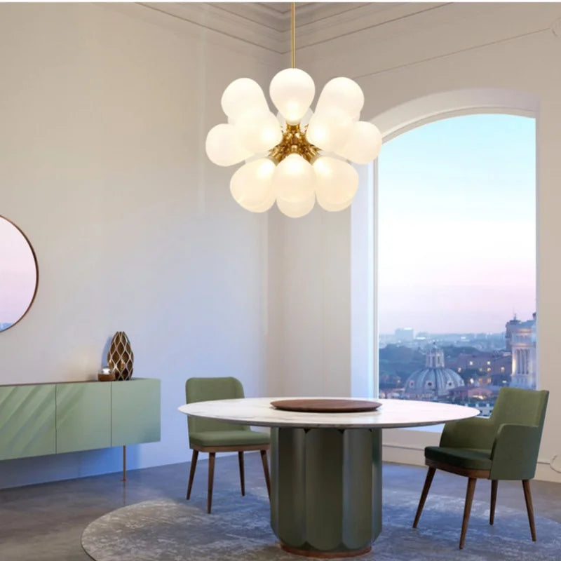 Neue Kinderzimmer Schlafzimmer Designer Glas Kronleuchter Moderne Minimal Wohnzimmer Restaurant Anhänger Lampe Wohnkultur LED Licht