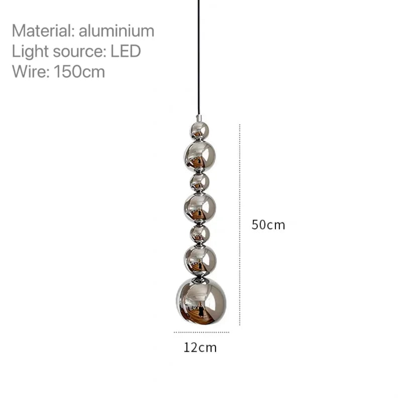 Nordische moderne Schlafzimmer Nacht Multi Ball Pendel leuchte kreative Wohnzimmer Restaurant Bar Küche Kürbis Hängelampen Beleuchtung