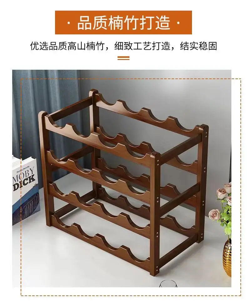 Rot WeinRack Dekoration Haushalt Gitter Wein Display Rack Tisch Kreative WeinFlasche rack Einfache wein Schrank Montieren Lagerung Rack