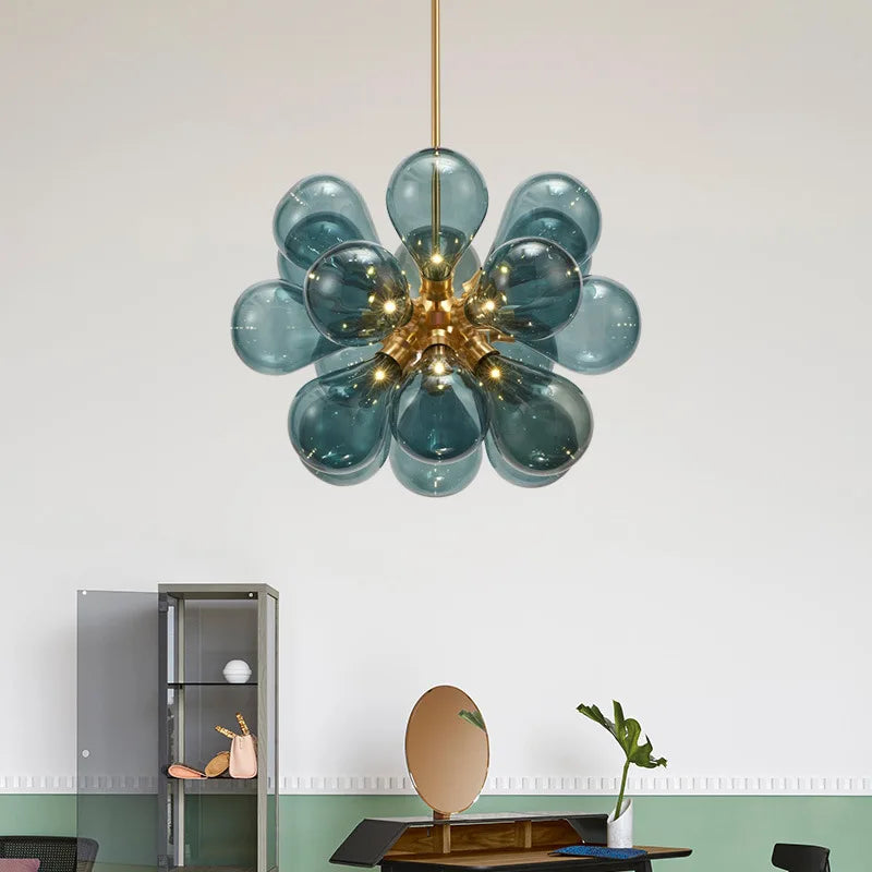 Neue Kinderzimmer Schlafzimmer Designer Glas Kronleuchter Moderne Minimal Wohnzimmer Restaurant Anhänger Lampe Wohnkultur LED Licht