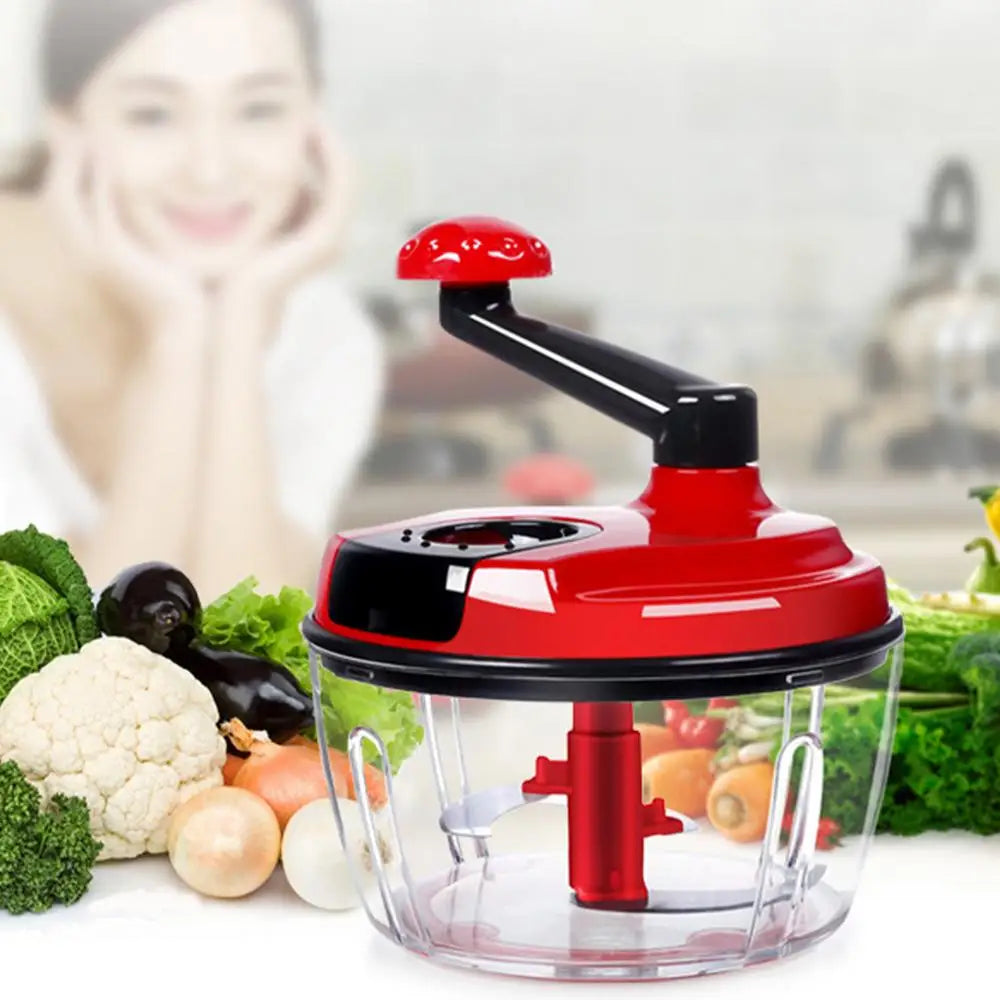 Gemüseschneider, Zerkleinerer, Zerkleinerer, manueller Fleisch- und Gemüsehacker, Mühle, Obstsalat-Hersteller, Fleischwolf, manueller Handmixer