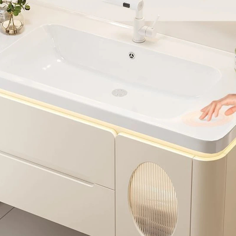 Spiegel Schwimmender Badezimmerschrank Waschbecken Schublade Regale Eitelkeit Badezimmerschrank Moderne Aufbewahrung Armoire De Rangement Zubehör