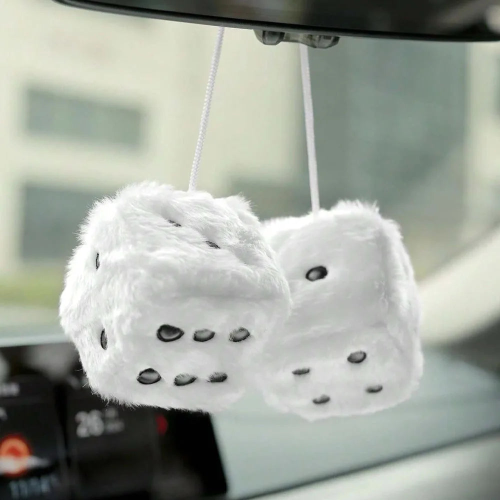 Würfel Design Auto hängen Ornament Retro Auto Spiegel hängen Zubehör für Auto Dekoration