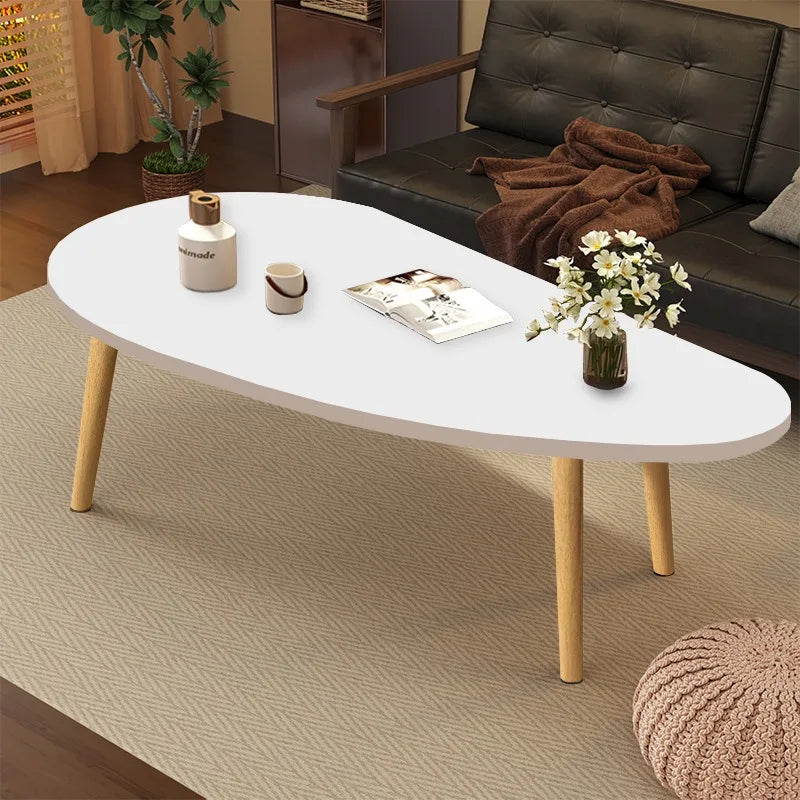 Couchtisch für Mietwohnungen Kleiner Tisch Wohnzimmer Zuhause Moderner Einfacher Cremefarbener Stil Schlafzimmer