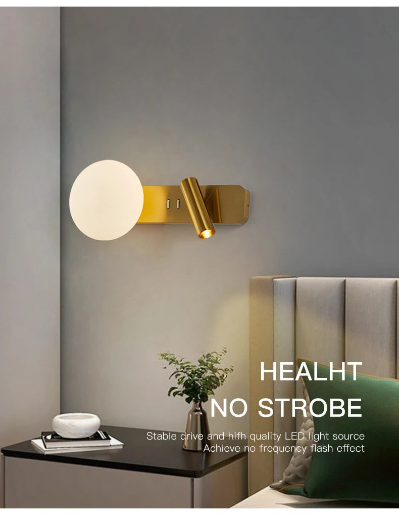 Schlafzimmer Nacht Led Wand Lampe Kreative Einfache Einstellbare Wand Lampe Moderne Wohnzimmer Gang Sofa TV Hintergrund Wand Lichter