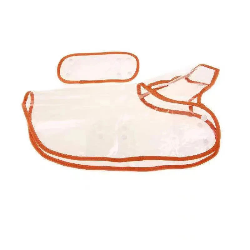 Haustier Hund Welpen Transparente Regenbekleidung Regenmantel Haustier Kapuze Wasserdichte Jacke Kleidung Weiches PVC Kleine Hunde Regenmantel Welpen Regenponcho