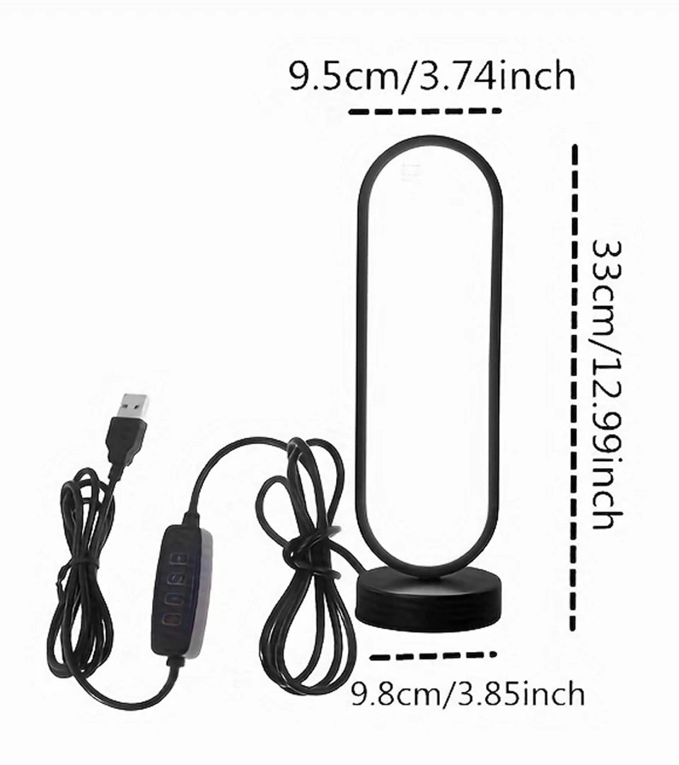 Schlafzimmer Ring Nacht Lampe Wohnzimmer Drei Farbe Dimmbare Bett Lampe Led Nacht Lampe Umgebungs Licht Schreibtisch Nachttisch Tisch Zubehör