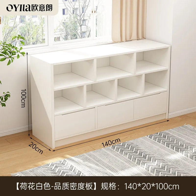 Mobile Librero Wohnzimmerschränke Design Aufbewahrungsorganizer Vitrine Weinschrank Bücherschrank Vorratsschrank Trendige Möbel