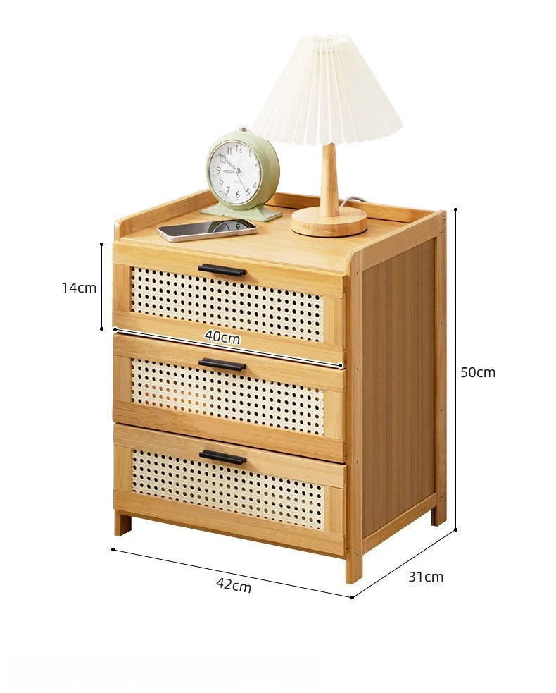 Schlafzimmer-Nachttisch, Schubladenschrank im Familien-Wohnzimmer-Stil, Snack-Aufbewahrungsschrank, Aufbewahrungsbox, Sofa-Beistelltisch