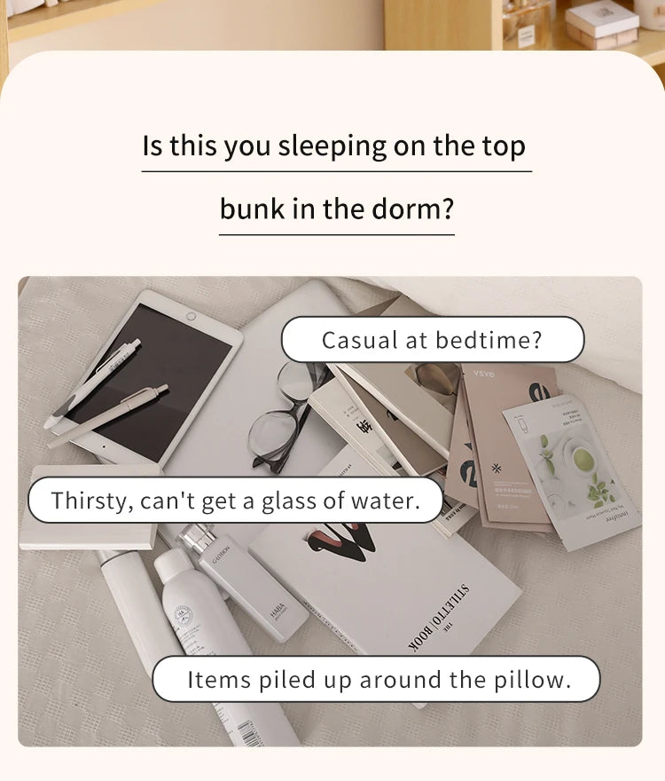 Schlafzimmer Bett Lagerung Organizer Nacht Lagerung Rack Schlafsaal Lagerung Korb Nacht Hängenden Korb Nacht Lagerung Korb