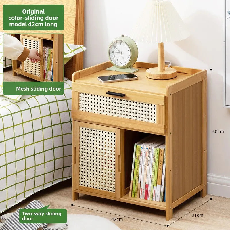 Schlafzimmer-Nachttisch, Schubladenschrank im Familien-Wohnzimmer-Stil, Snack-Aufbewahrungsschrank, Aufbewahrungsbox, Sofa-Beistelltisch
