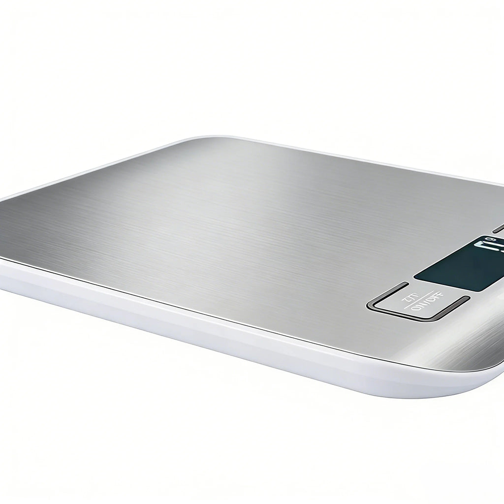 Digitale Küchen waage LED-Anzeige 5kg/1g Edelstahl platte elektronische Waage Heims chmuck Lebensmittel Snacks wiegen Backwerk zeuge