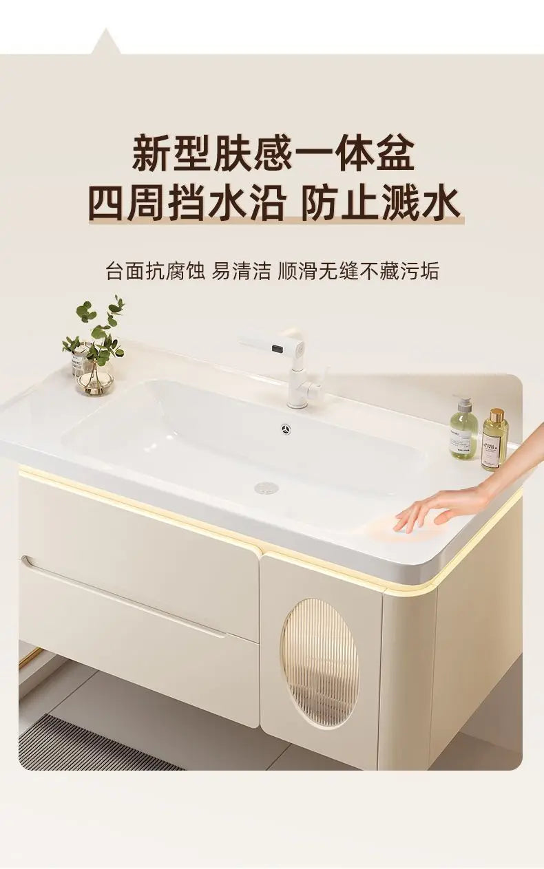 Spiegel Schwimmender Badezimmerschrank Waschbecken Schublade Regale Eitelkeit Badezimmerschrank Moderne Aufbewahrung Armoire De Rangement Zubehör