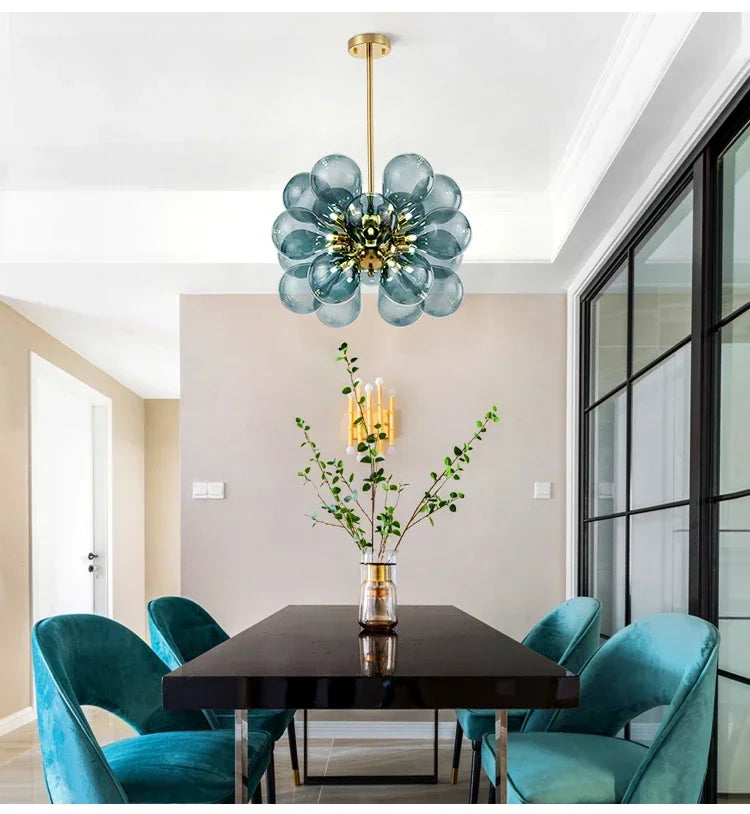Neue Kinderzimmer Schlafzimmer Designer Glas Kronleuchter Moderne Minimal Wohnzimmer Restaurant Anhänger Lampe Wohnkultur LED Licht