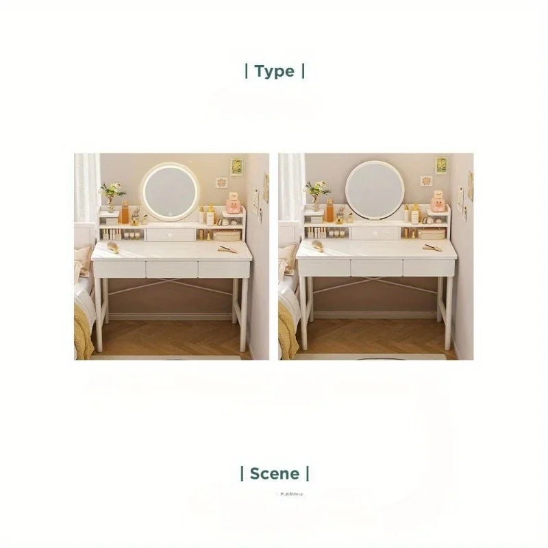 Kommode, Schlafzimmer, einfach, modern, kleine Wohnung, Schminktisch, Schminktisch, Schminktisch, klein, 2025, leicht, luxuriös, neu