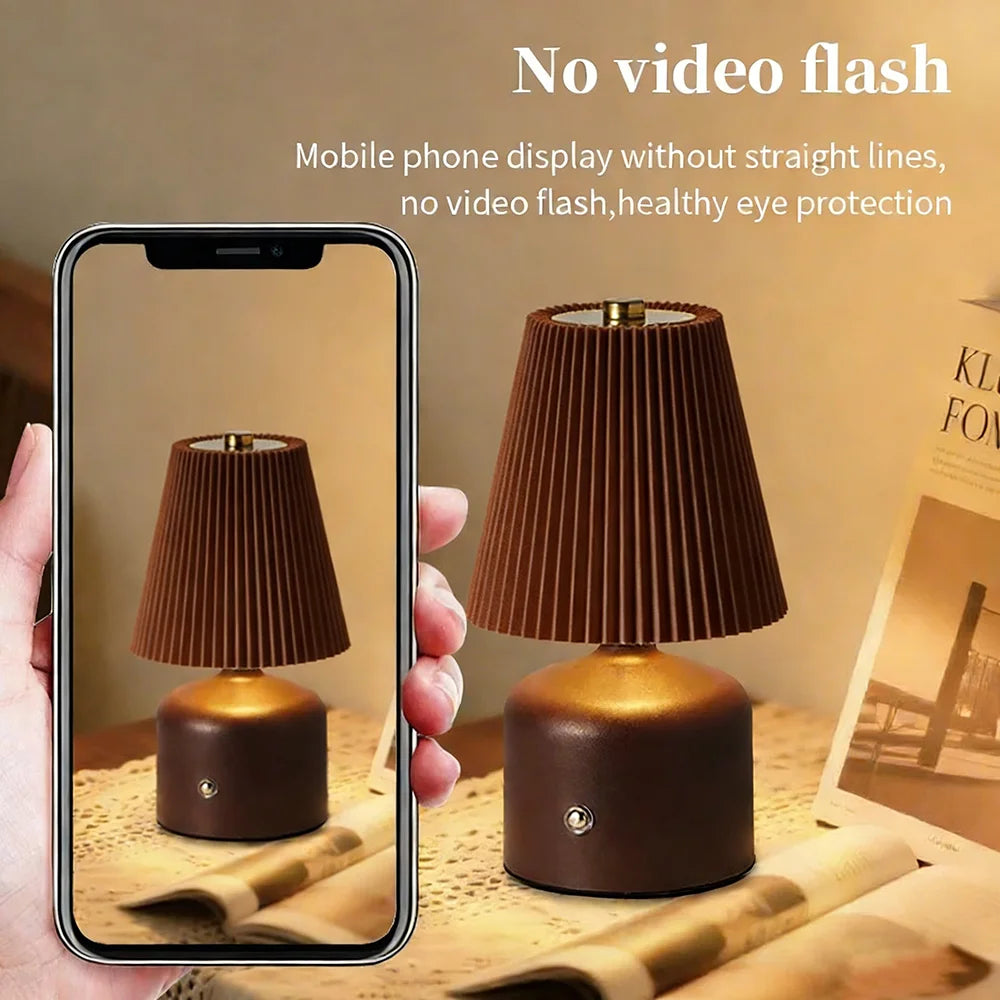 Nachttischlampe Schlafzimmer Kleine Nachtleuchte Homestay Atmosphärenlicht LED-Licht mit Einstellbarer Helligkeit Umgebungsdekoration