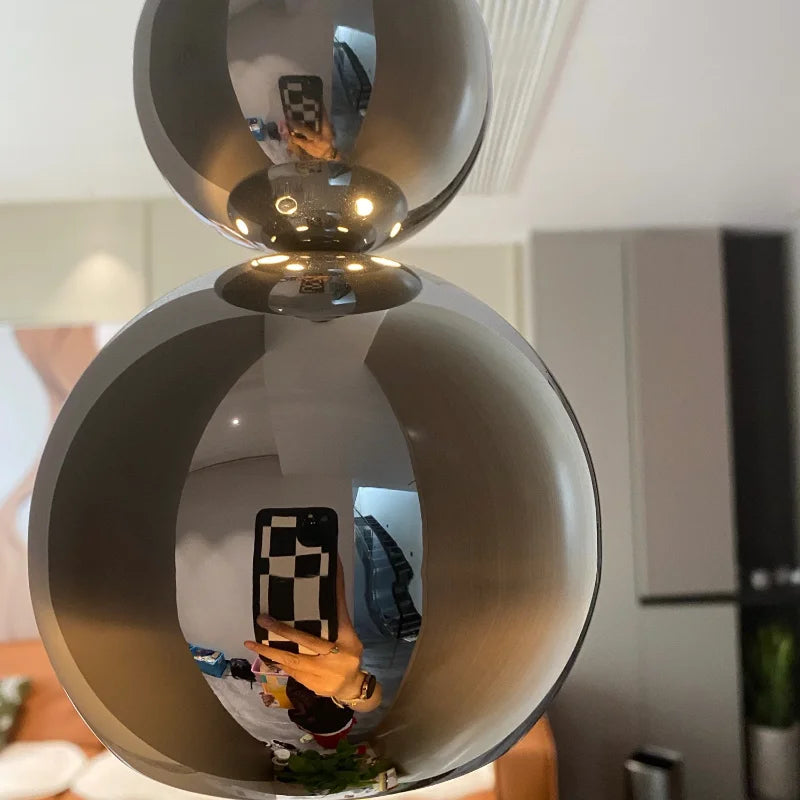 Nordische moderne Schlafzimmer Nacht Multi Ball Pendel leuchte kreative Wohnzimmer Restaurant Bar Küche Kürbis Hängelampen Beleuchtung