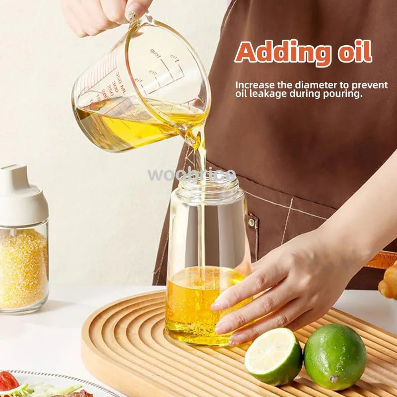 2-in-1-Küchenspray-Ölspender, Ölsprüher, Polierer oder nur Spray für Luftfritteuse, Salat, Grillen, Braten, Kochen, Küchenzubehör