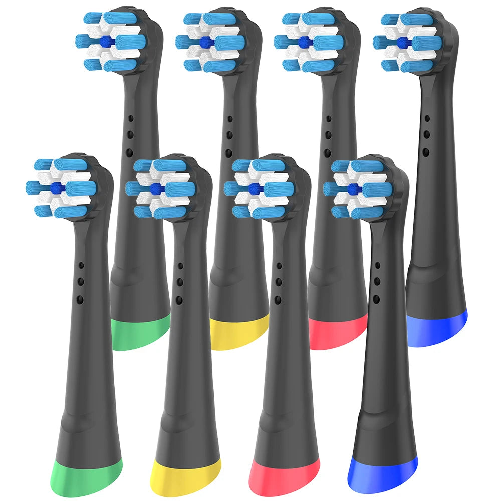 4 8 12er-Pack Zahnbürstenköpfe, kompatibel mit Oral B iO 2/3/4/5/6/7/8/9/10 Serie Ersatzbürstenköpfen für elektrische Zahnbürsten