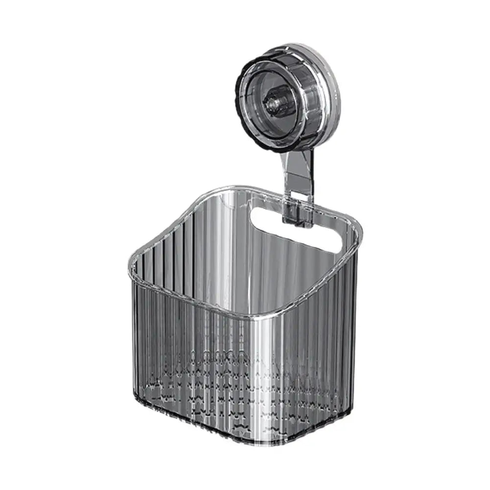 Dusche Saugnapf Regal Korb Punch-freies Lagerung Halter Installation Badezimmer Organizer Lagerung Rotierenden zu Saugen Entfernen
