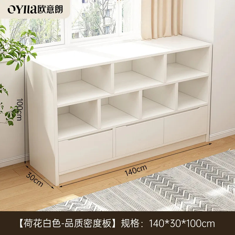 Mobile Librero Wohnzimmerschränke Design Aufbewahrungsorganizer Vitrine Weinschrank Bücherschrank Vorratsschrank Trendige Möbel