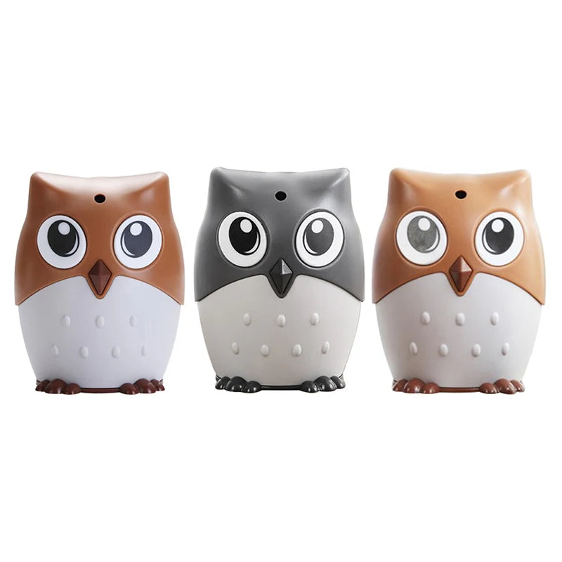 Cute Cartoon Owl Toothpick Holder Desktop Automatic Toothpick Dispenser Toothpick Container Family Bar Accessories