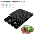 3 kg/0,1 g Kaffeewaage mit Timer, Küchenutensilien, digitale Multifunktions-Waage zum Übergießen von Tropfen, Espresso-Waage, LCD-Display