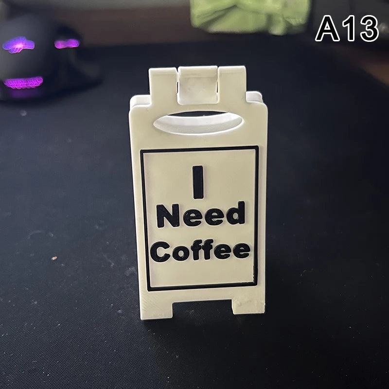 Humorvolles Büro-Schreibtischschild – „Kaffee, dünne Arbeit“ „Busy“ Home Office Desktop-Dekoration Unisex Kollegen-Geschenk, multifunktional