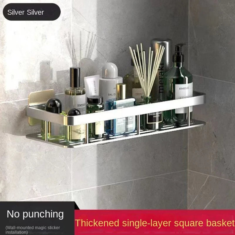Badezimmer regal keine Bohr regale Wand halterung Eck regal Dusch halter für WC Shampoo Organizer Bad zubehör