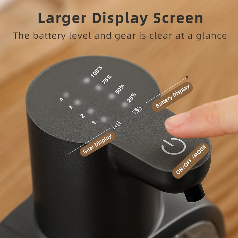 Neuer an der Wand montierter automatischer Seifenspender aus Schaumstoff, intelligente Handwaschmaschine, 500 ml flüssiger wiederaufladbarer Badezimmer-Induktionssensor
