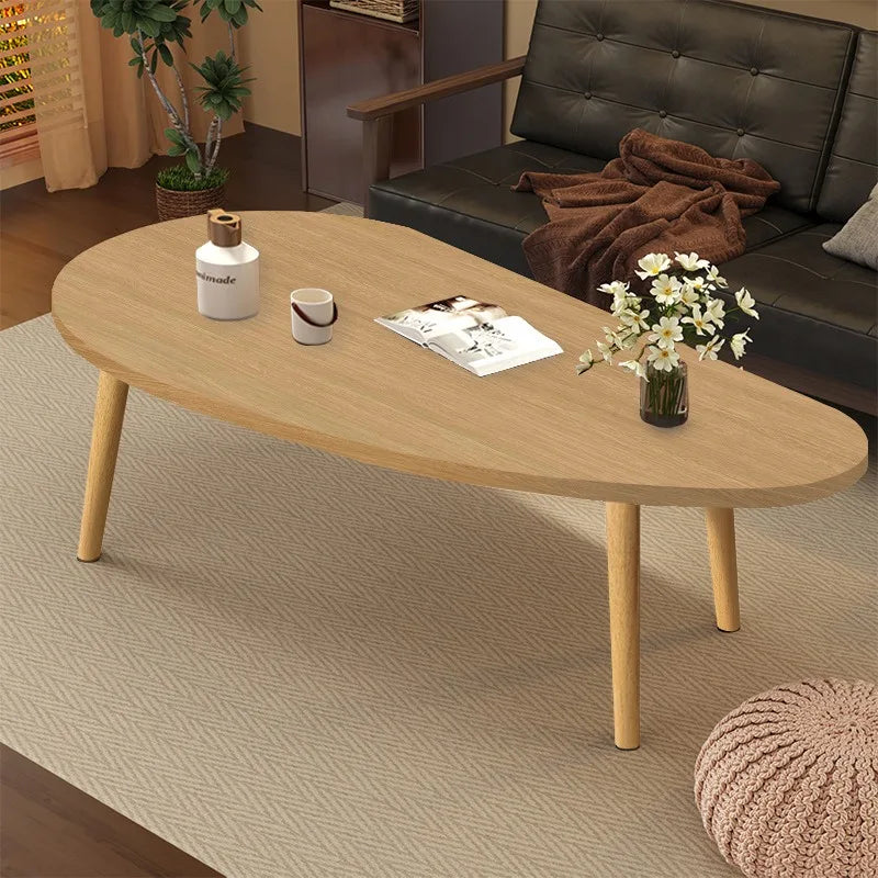 Couchtisch für Mietwohnungen Kleiner Tisch Wohnzimmer Zuhause Moderner Einfacher Cremefarbener Stil Schlafzimmer